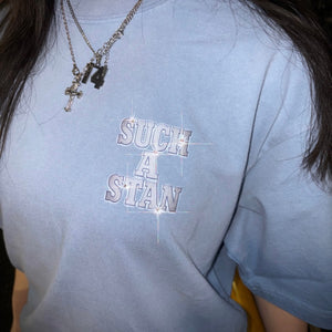 STAN silver graphic T-shirt