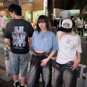 STAN silver graphic T-shirt