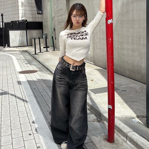 STAN rhinestorne denim