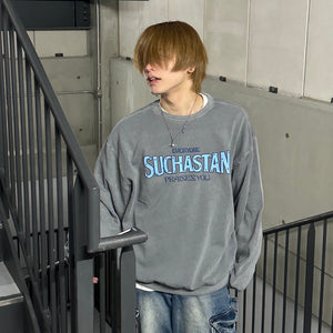 STAN Front logo pigment sweat