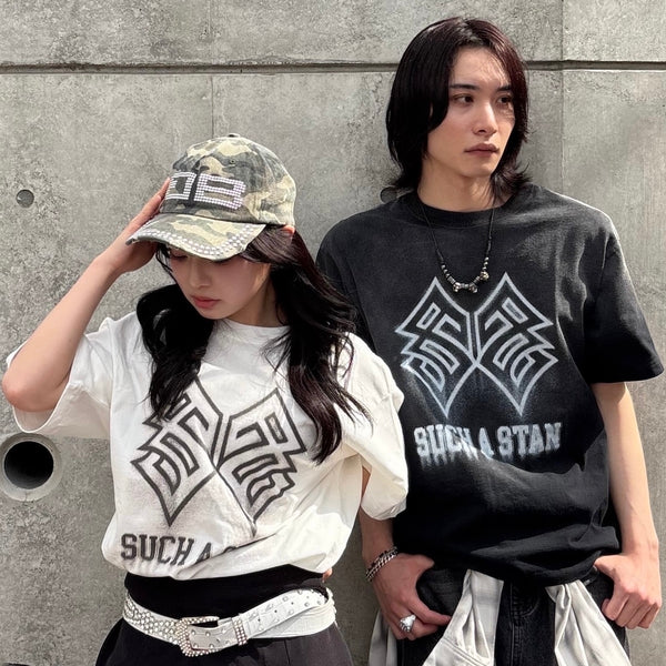 such a stanグラフィックプリント ブラックタンクトップ 完売品 STAN 