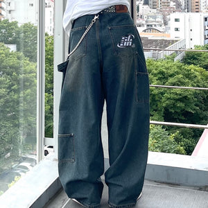 STAN logo double knee denim