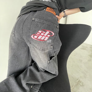 STAN logo double knee denim