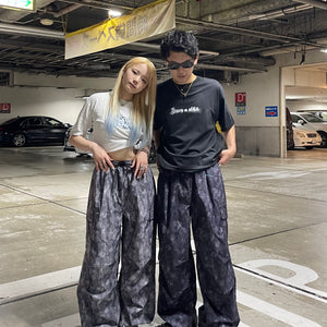 STAN Marble camo nylon pants