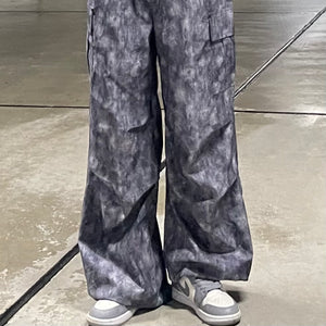 STAN Marble camo nylon pants