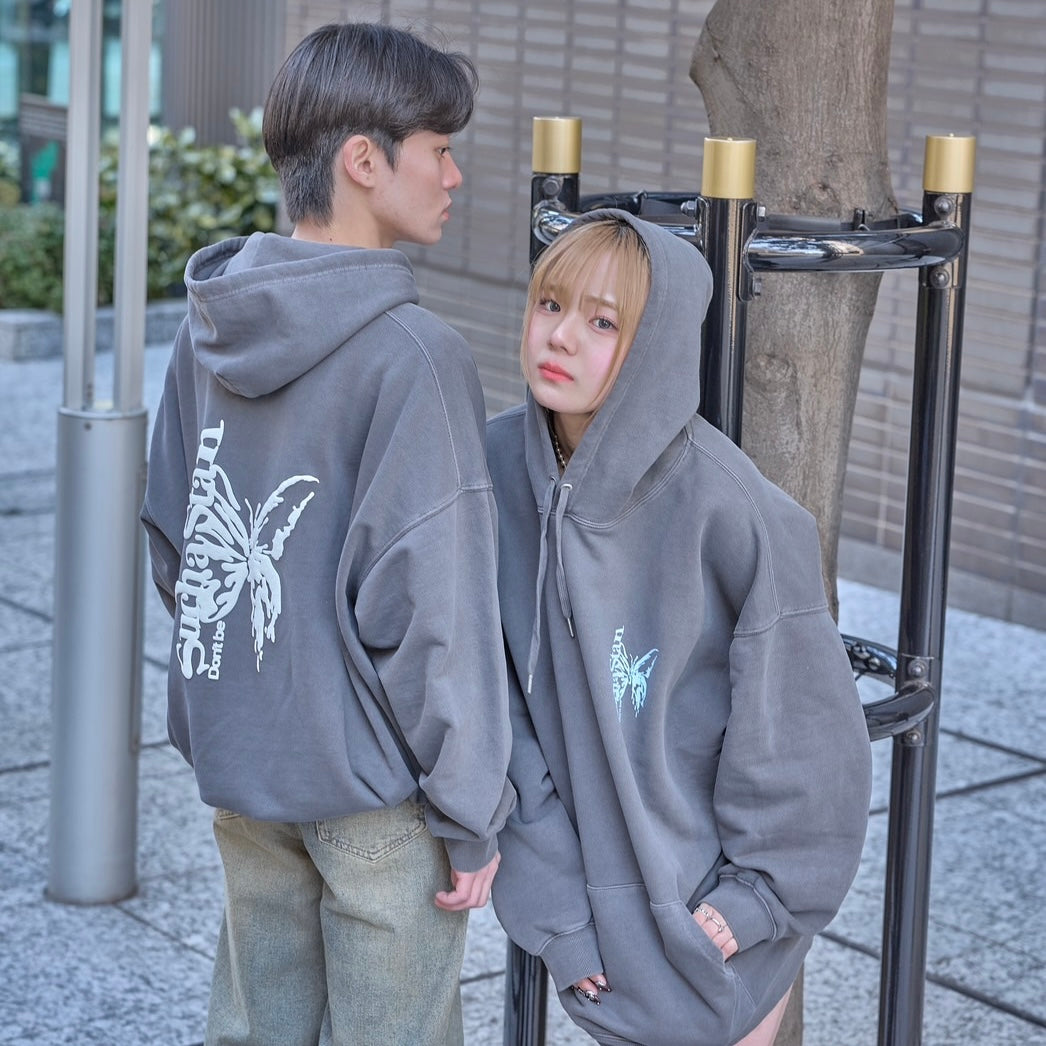 Butterfly logo Original Pigment hoodie