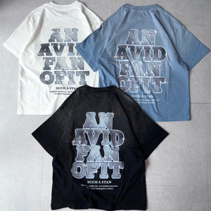STAN silver graphic T-shirt